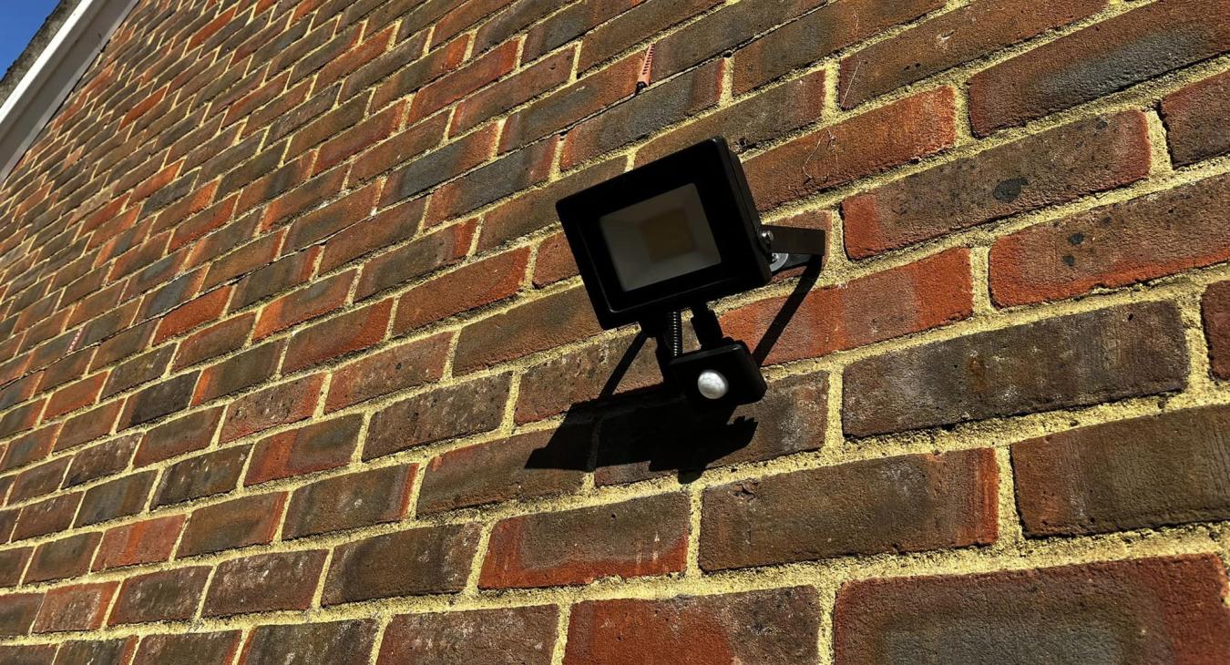 Outdoor lighting installed by NJH Electrical Services in East Sussex
