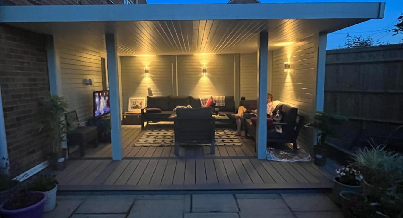Garden Room Lighting | Electrician in Robertsbridge