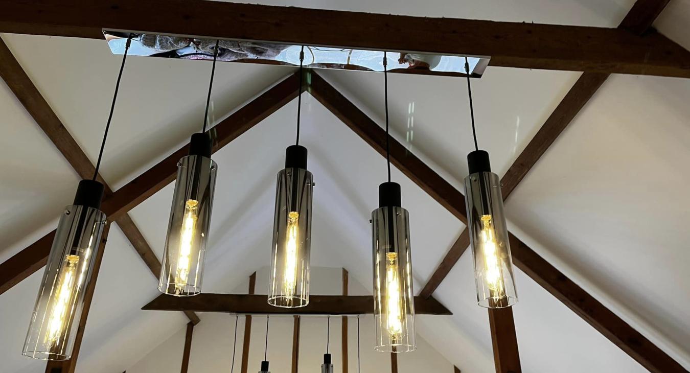 Pendant lighting installation In Robertsbridge